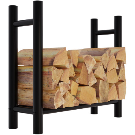 R?telier ? b?ches rond Medya 30x80x80 cm noir