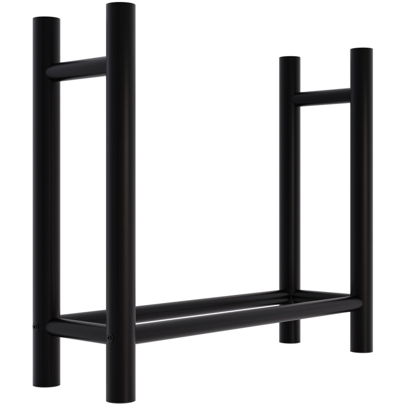 R?telier ? b?ches rond Medya 30x80x80 cm noir