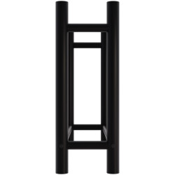 Râtelier à bûches rond Medya 30x80x80 cm noir