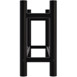 Porta legna da ardere Medya nero rotondo,30x100x60 cm