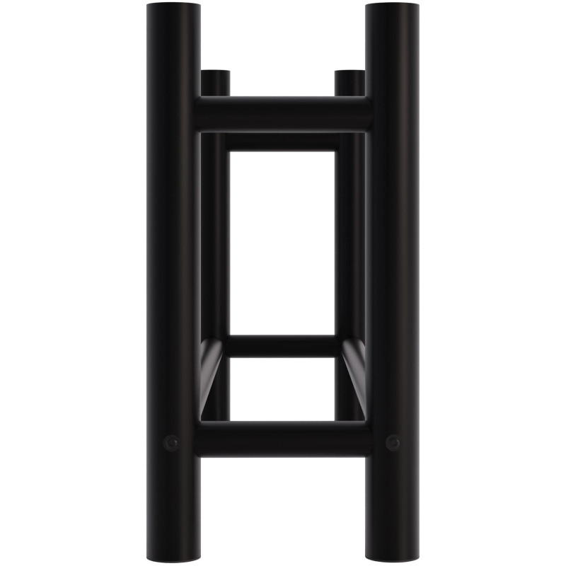 Leñero Medya de metal negro Redonda,30x100x60 cm