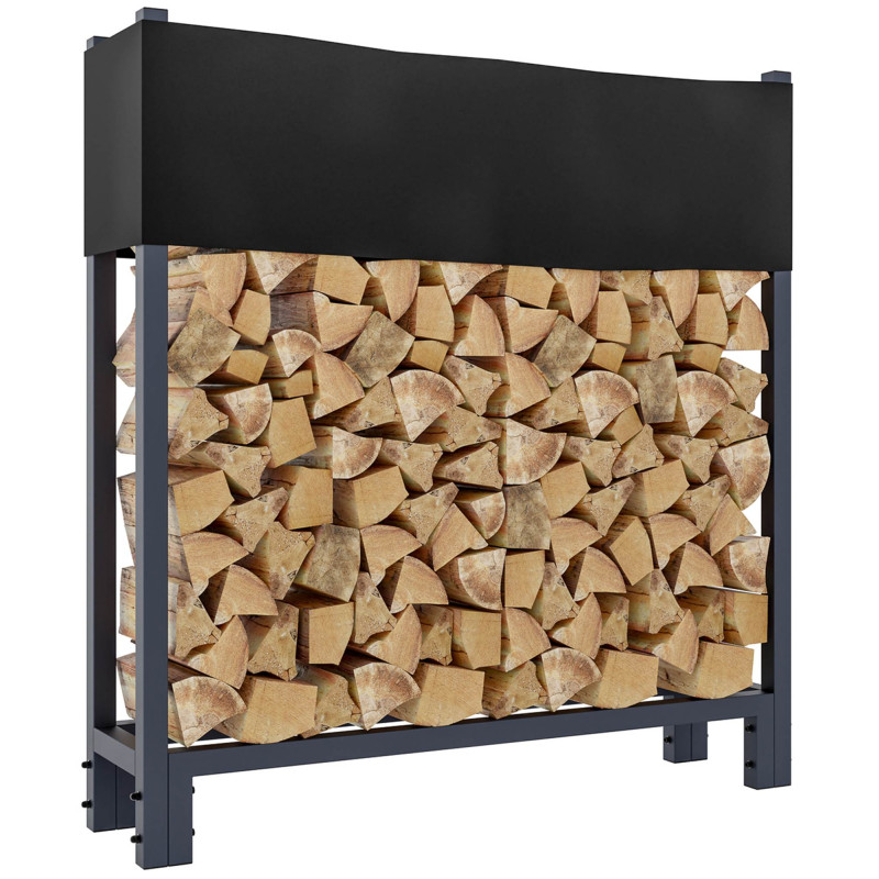 Range-b?ches + housse Martin 25x110x115 cm anthracite