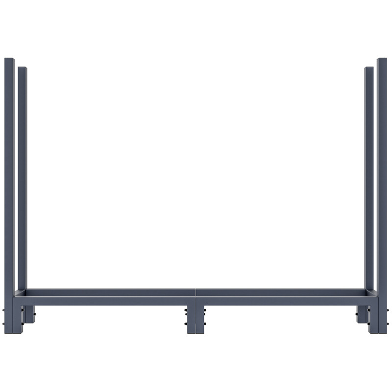 Soporte para leña Martin con lona Antracita,M