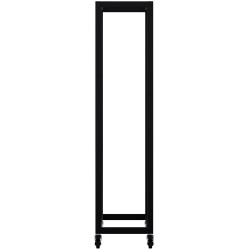 Range-bûches Hilta 25x40x100 cm noir