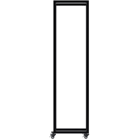 Range-bûches Hilta 25x40x150 cm noir