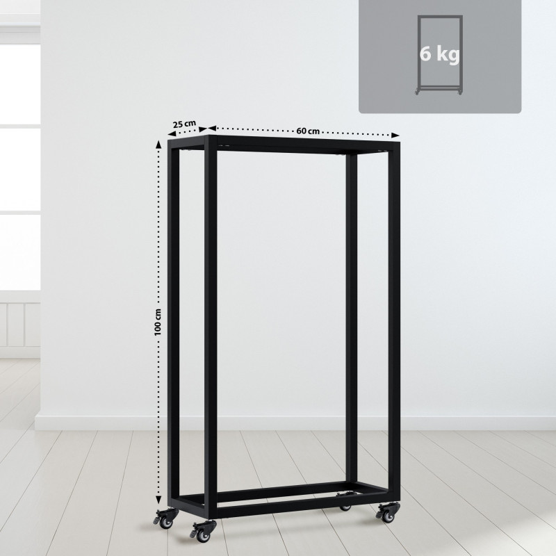 Kaminholzständer Hilta 25x60x100 cm