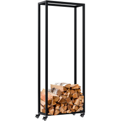 Range-b?ches Hilta 25x60x150 cm noir