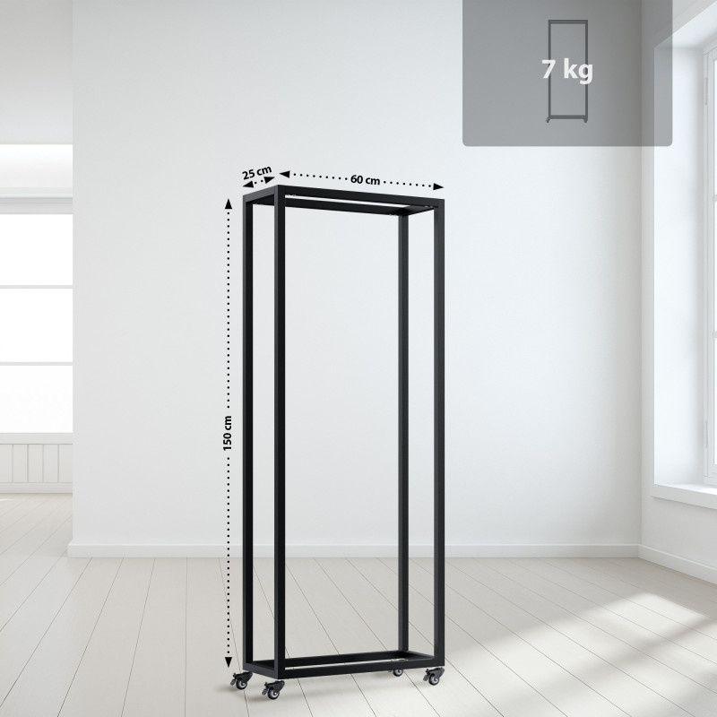 Kaminholzständer Hilta 25x60x150 cm