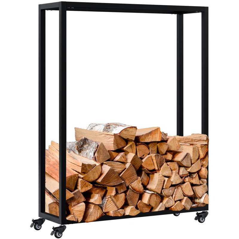 Kaminholzständer Hilta 25x80x100 cm