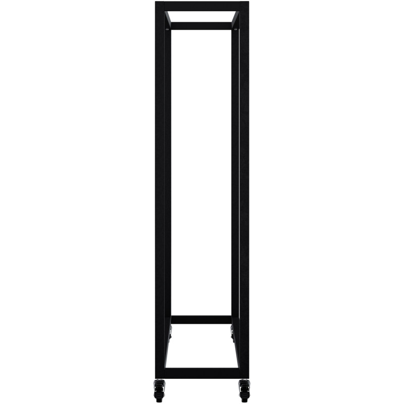 Range-bûches Hilta 25x100x100 cm noir