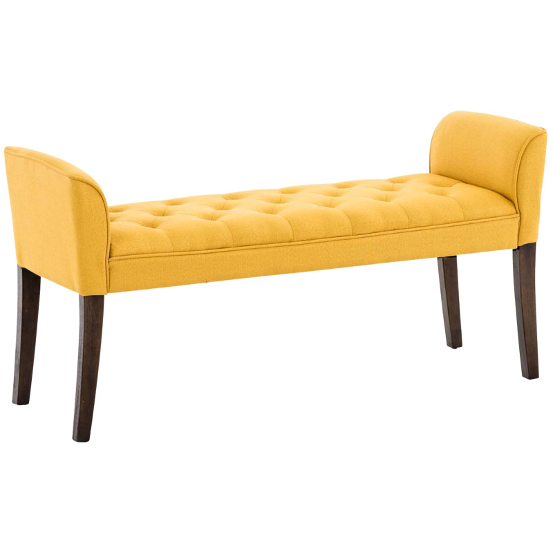 Chaise longue Cléopâtre, jaune foncé antique