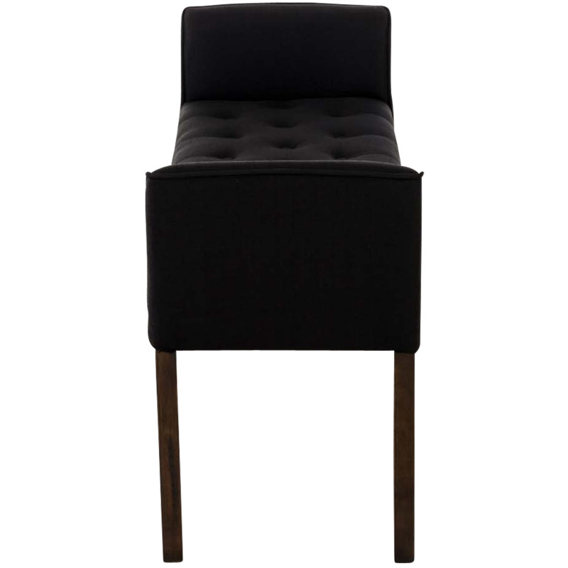 Chaise longue Cléopâtre, noir foncé antique