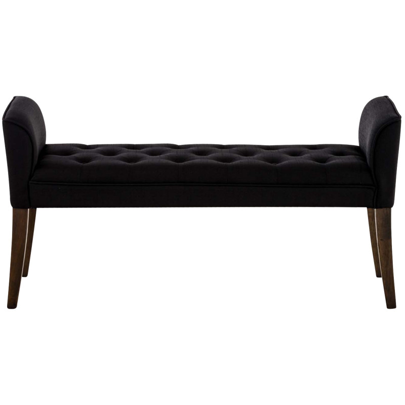 Chaise longue Cléopâtre, noir foncé antique