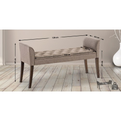 M?ridienne Cl?op?tre, taupe fonc? antique