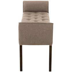 Méridienne Cléopâtre, taupe foncé antique