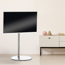 Soporte De Pie Para TV De Plasma De 32 - 65" Redonda,Acero inoxidable