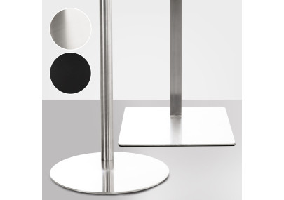 Soporte De Pie Para TV De Plasma De 32 - 65" Redonda,Acero inoxidable