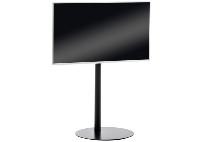 Soporte De Pie Para TV De Plasma De 32 - 65" Redonda,Negro mate