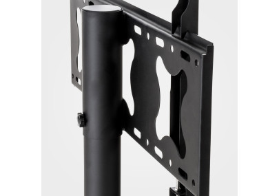 Meuble TV rond noir mat