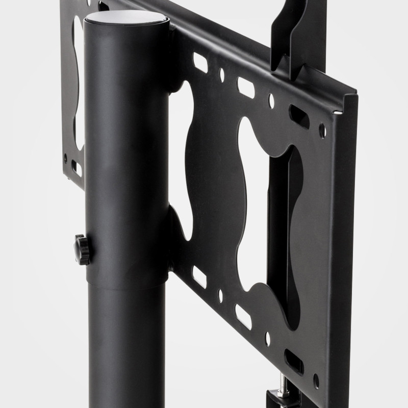 Meuble TV rond noir mat