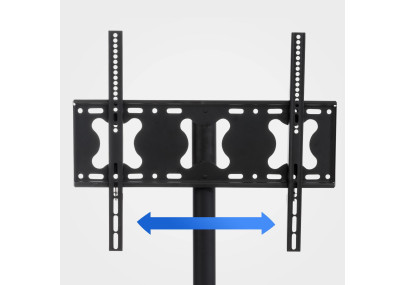Soporte De Pie Para TV De Plasma De 32 - 65" Redonda,Negro mate