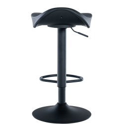 Lot de 2 tabourets de bar Alisson noirs