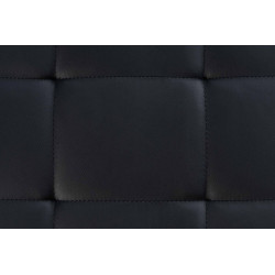 Panchina design Barci in similpelle nero