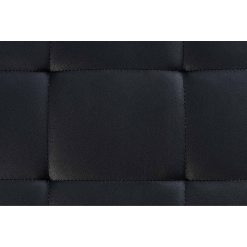 Panchina design Barci in similpelle nero
