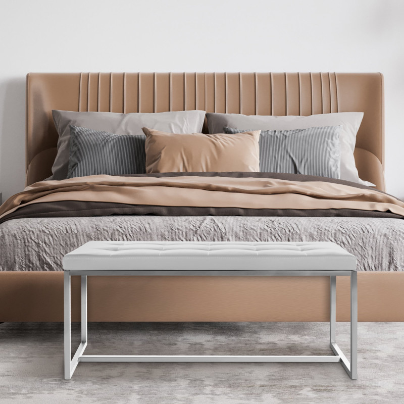 Tabouret de bar gris Vienne