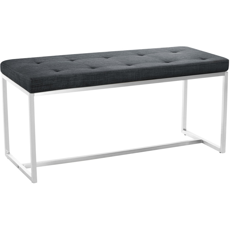 Tabouret de bar Rocket en similicuir noir Cacau