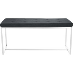 Tabouret de bar Rocket en similicuir noir Cacau