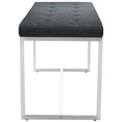 Tabouret de bar Rocket en similicuir noir Cacau