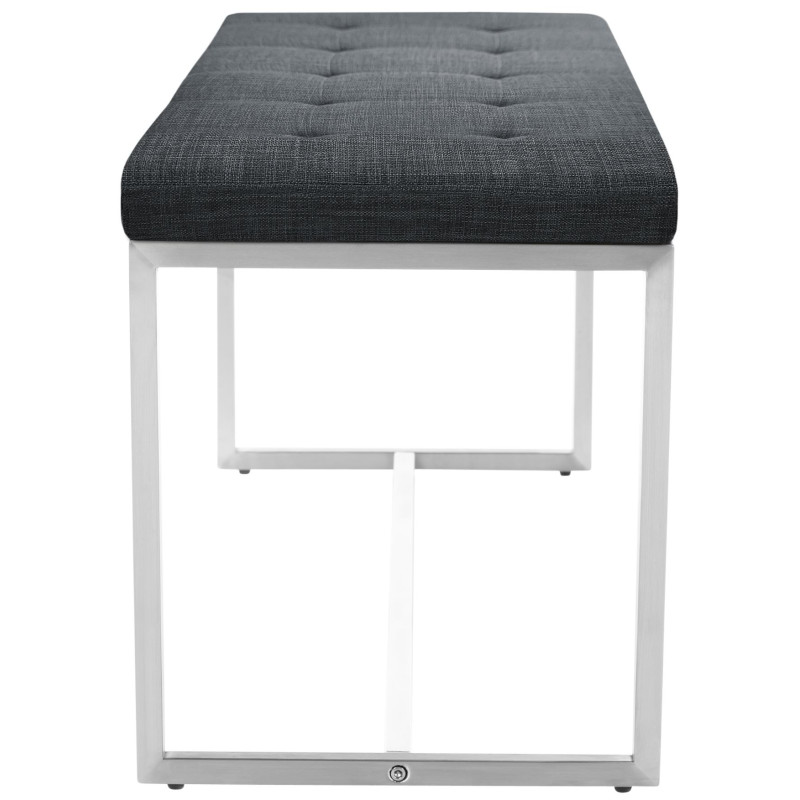 Tabouret de bar Rocket en similicuir noir Cacau