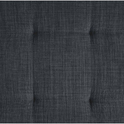 Tabouret de bar Rocket en similicuir noir Cacau