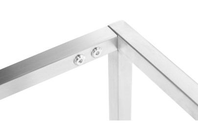 Banquette Barci, tissu gris foncé