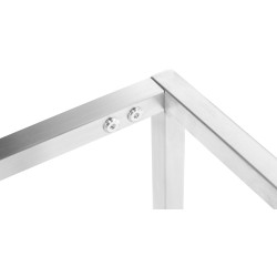 Tabouret de bar Rocket en similicuir noir Cacau