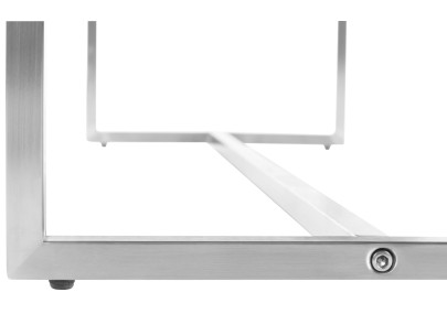 Panchina Barci in tessuto grigio scuro