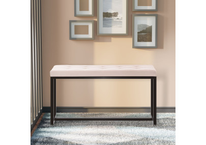 Banc Barci B, tissu crème