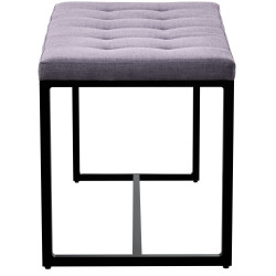 Tabouret de bar Laurel, tissu, marron chrom?