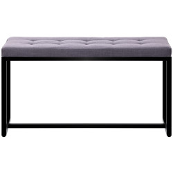 Banquette Barci B, tissu gris fonc?