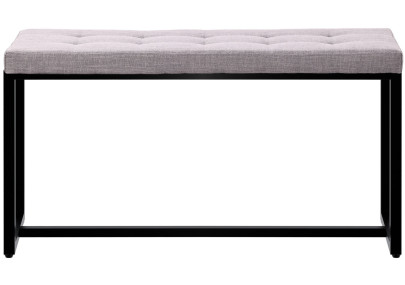 Banquette Barci B, tissu gris