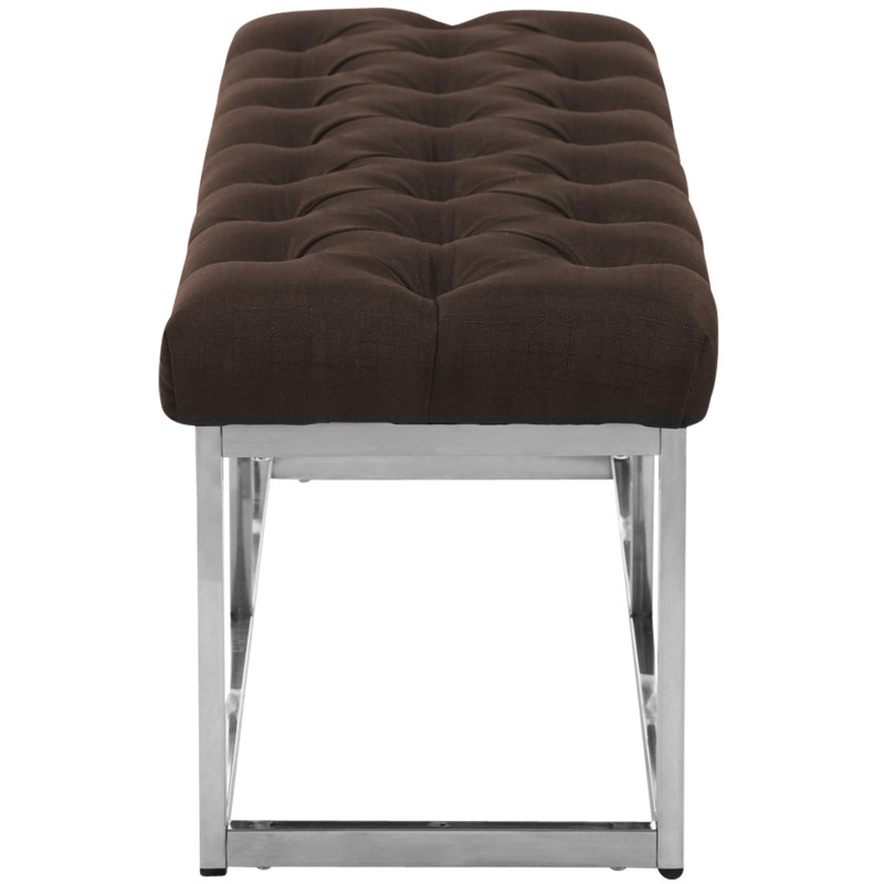 Chaise visiteur Cassidy marron caf?