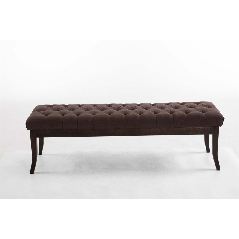 Banc Rams?s, tissu fonc? ancien, 150 marron
