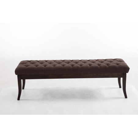 Banc Rams?s, tissu fonc? ancien, 150 marron