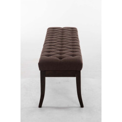 Banc Rams?s, tissu fonc? ancien, 150 marron