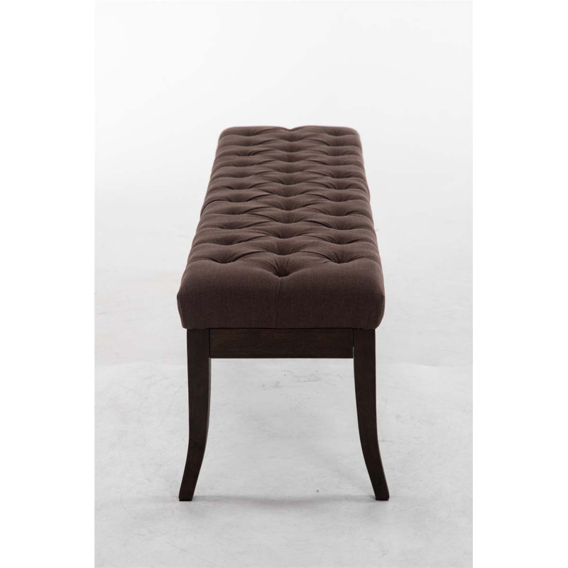 Banc Rams?s, tissu fonc? ancien, 150 marron