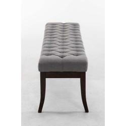 Banc Rams?s, tissu fonc? antique, 150 gris