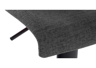 Sgabello Branford grigio scuro,Tessuto