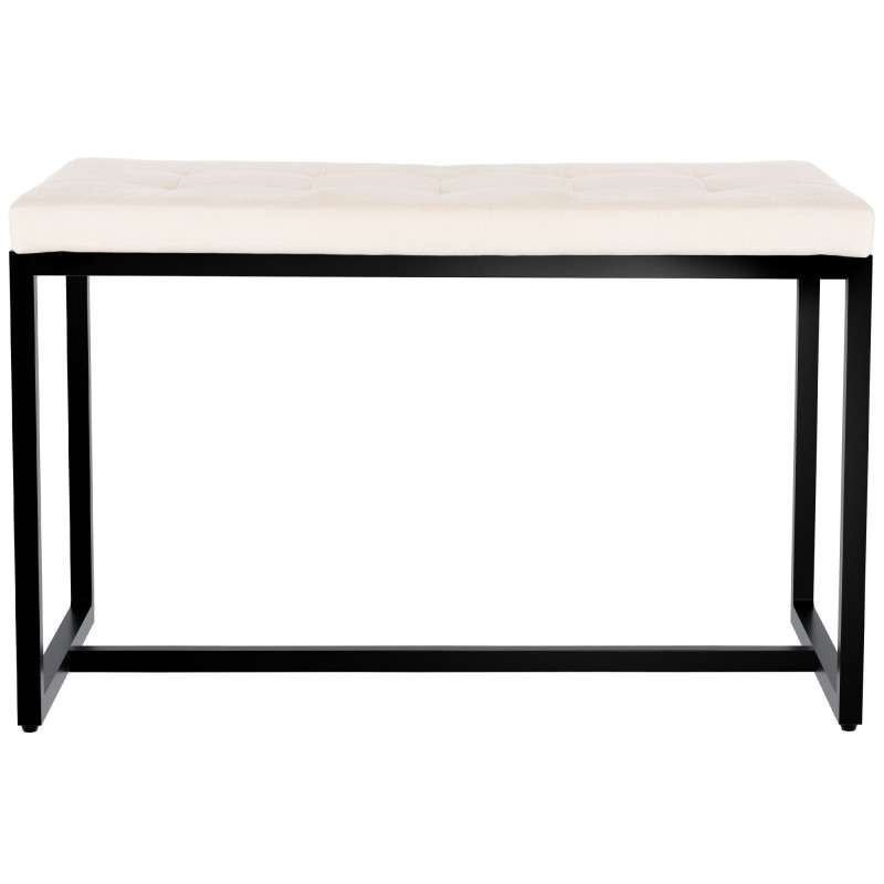 Banquette Barci B en velours cr?me