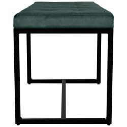Banc Barci B en velours vert